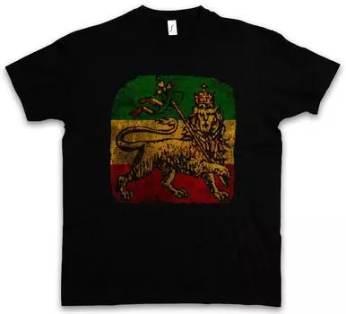 Футболка унисекс Lion Of Judah Iii Bob Rasta Reggae Marley Jamaica Rastafari Irie Ska S