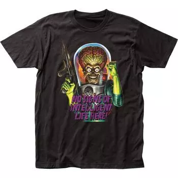 Футболка унисекс «Марс атакует интеллектуальную жизнь» из фильма «НЛО инопланетяне» S