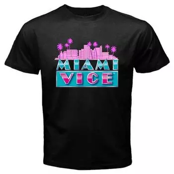 Футболка унисекс MIAMI VICE TV Series Don Johnson