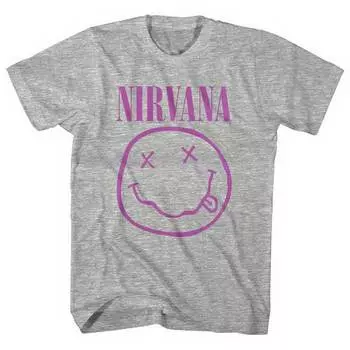 Футболка унисекс Nirvana Purple Smile