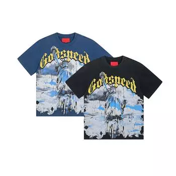 Футболка унисекс, повседневная, свободная, большого размера, удобная, с коротким рукавом, с круглым вырезом L чёрный