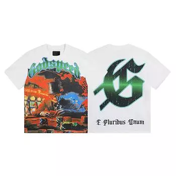 Футболка унисекс, повседневная, свободная, большого размера, удобная, с коротким рукавом, с круглым вырезом L белый