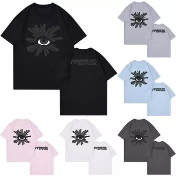 Футболка унисекс, повседневный свободный топ, удобная футболка с круглым вырезом XL розовый