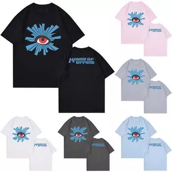 Футболка унисекс, повседневный свободный топ, удобная футболка с круглым вырезом XXL белый