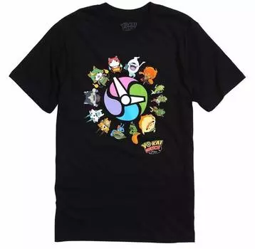 Футболка унисекс с аниме Yo-Kai Yokai Watch с персонажами S