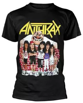 Футболка унисекс с эскизом группы Anthrax State Of Euphoria