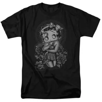 Футболка унисекс с героями мультфильмов Betty Boop Roses