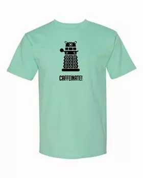 Футболка унисекс с кофеином Dalek отлично подойдет любому поклоннику Dr Who S
