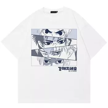 Футболка унисекс с корейскими аниме-глазами