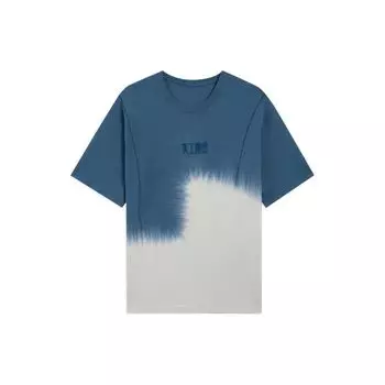 Футболка унисекс с коротким рукавом и круглым вырезом Li Ning Tian Gong Kai Wu Series с градиентными цветовыми блоками, синяя AHSS355-2 XL