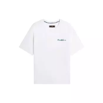 Футболка унисекс с коротким рукавом и круглым вырезом Li Ning Badfive Nanjing City Jiangzuo Fengliu, ограниченный тираж, виниловая пластинка, узор, напечатанный AHSSC57-1 XXL