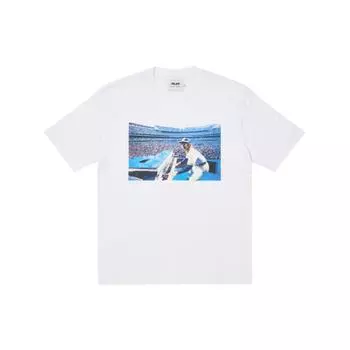 Футболка унисекс с круглым вырезом Palace x Elton John Dodger Stadium, белая RN150137 S