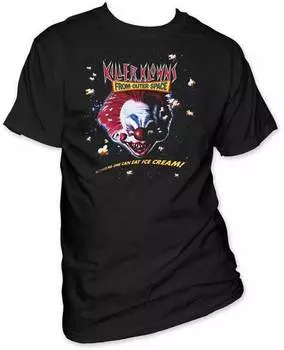 Футболка унисекс с плакатом «Клоуны-убийцы из космоса» Impact Merch S