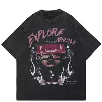Футболка унисекс с рисунком Streetwear Expore 2024