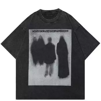 Футболка унисекс с рисунком Streetwear Freak Shaodw 2024 S