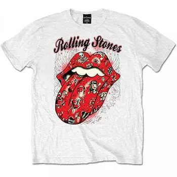 Футболка унисекс с татуировкой The Rolling Stones Flash S