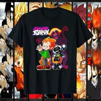 Футболка унисекс с забавной пятничной ночью Funkin Art Pico And Friend Game S