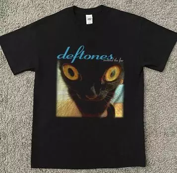Футболка унисекс с забавным котом Deftones Around The Fur XXL