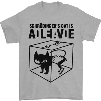Футболка унисекс Schrodingers Cat Science Geek Nerd S