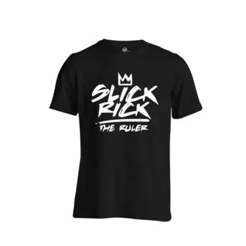 Футболка унисекс Slick Rick The Ruler Crown Old School в стиле хип-хоп и рэп S