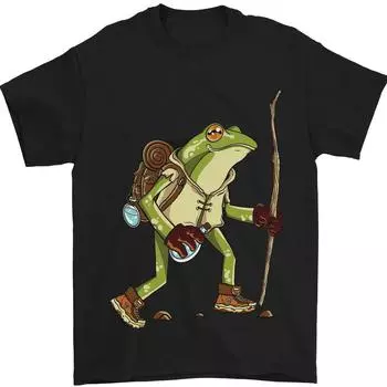 Футболка унисекс Trekking Senderismo Caminar Rana Sapo Divertido Hombre Algodon S