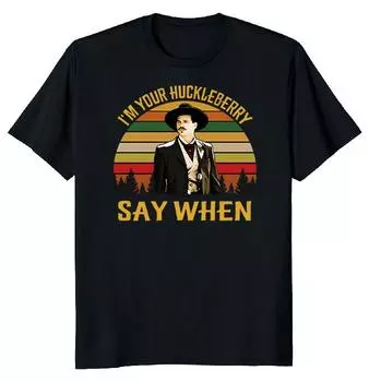 Футболка унисекс в стиле ретро Holliday Tombstone S