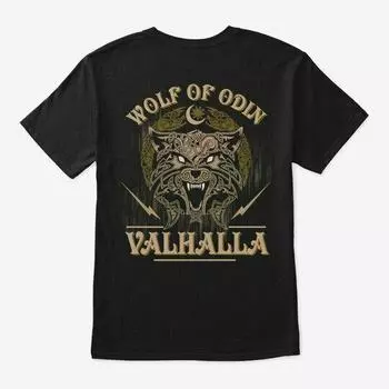 Футболка унисекс Wolf Of Odin Valhalla Viking T S