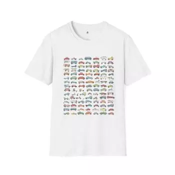 Футболка Vehicle Lover, футболка Car Enthusiast, топ Road Trip, одежда Mechanic, футболка с графикой на транспортную тематику s, m , l, xl чёрный