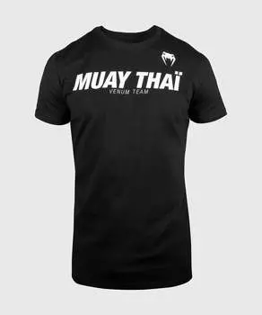 Футболка Venum Muay Thai VT — черный/белый