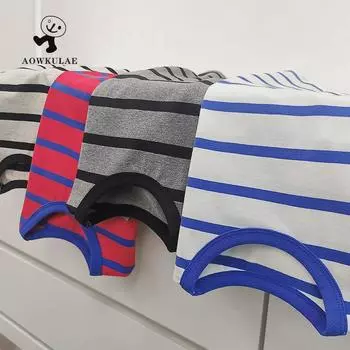 Футболка в полоску с короткими рукавами в корейском стиле для детей - летний топ с круглым вырезом для мальчиков 90cm