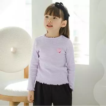 Футболка в полоску с принтом Оливана Хэрта, фиолетовая purple/140