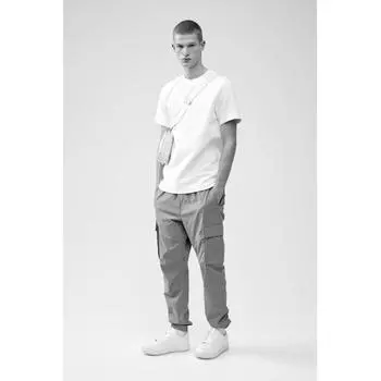 Футболка в рубчик HM Regular Fit, белая