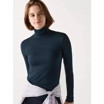 Футболка-водолазка Uniqlo HeaTTech Ultra LighT с длинным рукавом 01 OFF WHITE/WOMEN S