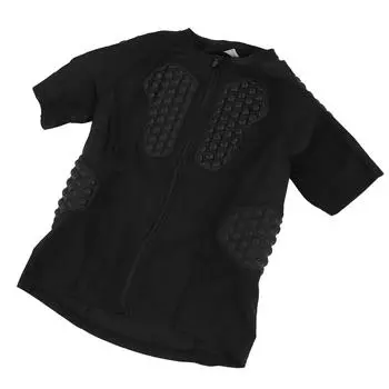 Футболка вратаря для взрослых с защитными накладками из ЭВА, короткий рукав, футболка вратаря для футбола M