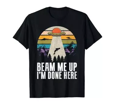 Футболка «Я пришелец, я» чёрный