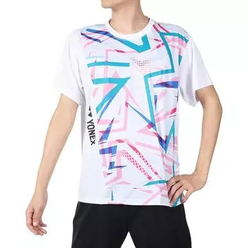 Футболка YONEX Tennis Wear с сублимационной печатью RWX23002-011 (Белый/SS/Мужской) белый