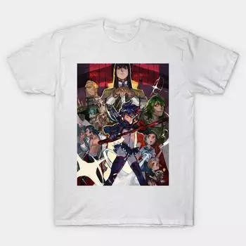 Футболка женщин Kill La Kill постер фильма Harajuku Печать Кавайи футболка Летний короткий рукав женский футболка Top Tee S