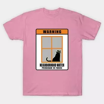 Футболка женщин Соседские часы Cat Рубашка Harajuku Печать Кавайи футболка Летний короткий рукав женский футболка Top Tee S