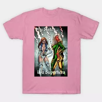 Футболка женщины Багровый и ласковый моя сестра супергерой Harajuku Печать Кавайи футболка Летний короткий рукав женская футболка Top Tee S