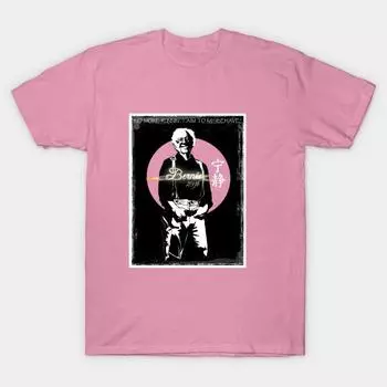 Футболка женщины Берни 2016 Черный цвет Harajuku Печать Кавайи Футболка Летний короткий рукав женский футболка Top Tee S