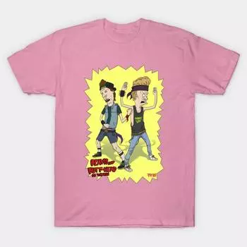 Футболка женщины Бивис и Баттхед Go Thrash Harajuku Печать Кавайи Футболка Летний короткий рукав женский футболка Top Tee L