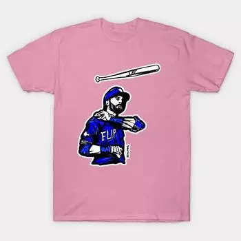 Футболка женщины Джои Блю Джей Летучие Мыши Флип Harajuku Печать Кавайи Футболка Летний короткий рукав женский футболка Top Tee S