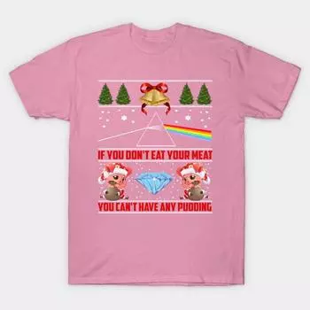 Футболка женщины, если ты не ешь свое мясо, ты не можешь есть пуддин Harajuku Печать Кавайи Футболка Летний короткий рукав женская футболка Top Tee S