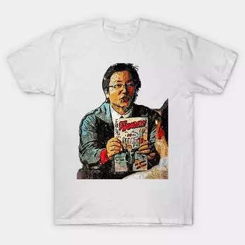 Футболка женщины Hiro I Did It Heroes Трафарет Harajuku Печать Кавайи Футболка Летний короткий рукав женский футболка Top Tee S