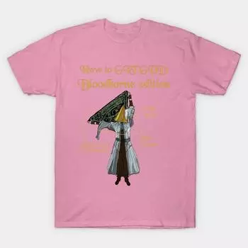 Футболка женщины How To Git Gud At Bloodborne Harajuku Печать Кавайи футболка Летний короткий рукав женский футболка Top Tee S