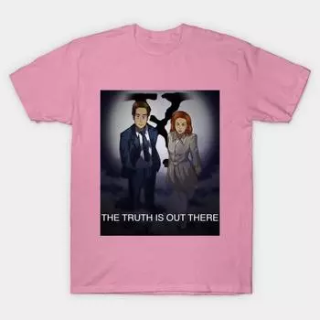 Футболка женщины Истина где-то рядом Harajuku Печать Кавайи Футболка Летний короткий рукав женский футболка Top Tee S розовый