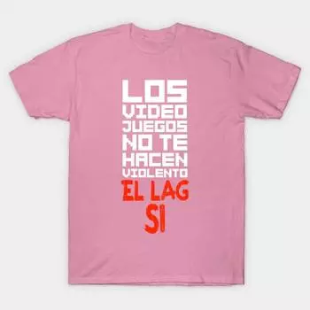 Футболка женщины Los Videojuegos No Te Hacen Violento Harajuku Печать Кавайи футболка Летний короткий рукав женский футболка Top Tee S розовый