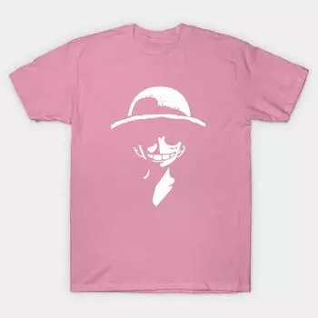 Футболка женщины Луффи Strawhat One Piece Harajuku Печать Кавайи футболка Летний короткий рукав женский футболка Top Tee S