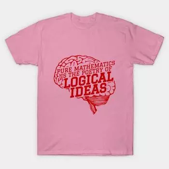 Футболка женщины Математик Поэзия Harajuku Печать Кавайи футболка Летний короткий рукав женский футболка Top Tee S