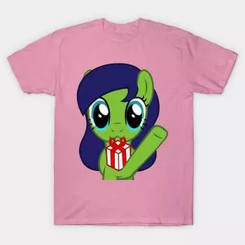 Футболка женщины Merry Days Present Harajuku Печать Кавайи футболка Летний короткий рукав женский футболка Top Tee S